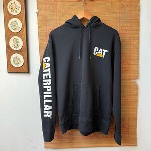 NWT Caterpillar Black Hoodie